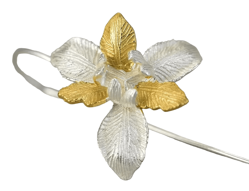 Boucles doreilles avec tige pendante argent